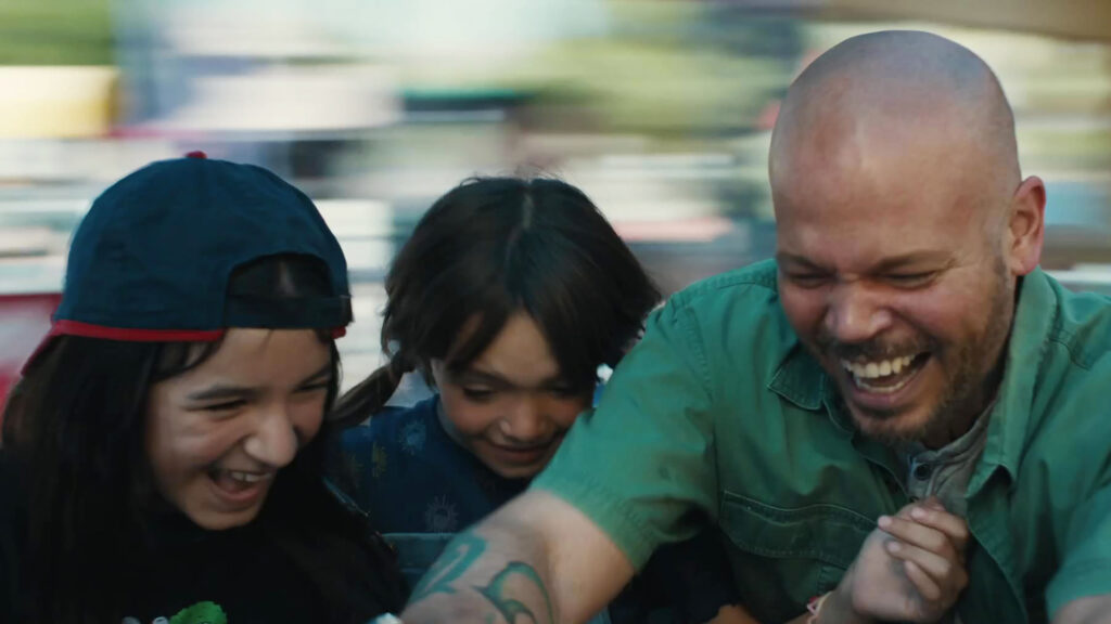In The Summers- Two girls and dad laughing